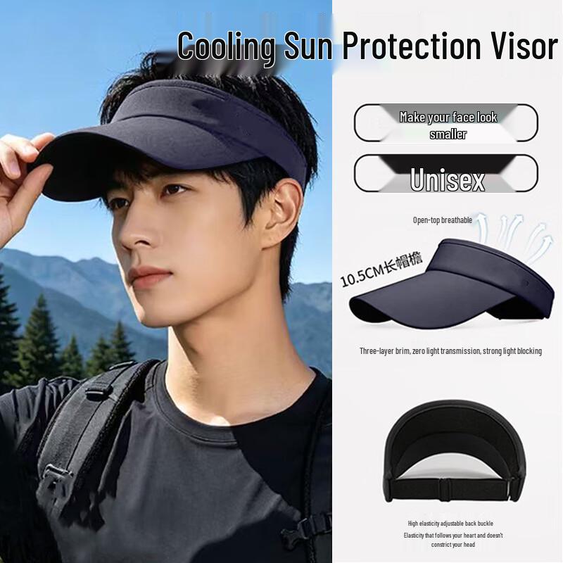 Unisex Summer UV Protection Visor Hat
