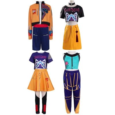 K-POP Hexer Mädchengruppe Cos Kleidung Koreanische Welle Superstars Rumi, Mira, Zoe Cosplay Filme mit dem gleichen Kostüm