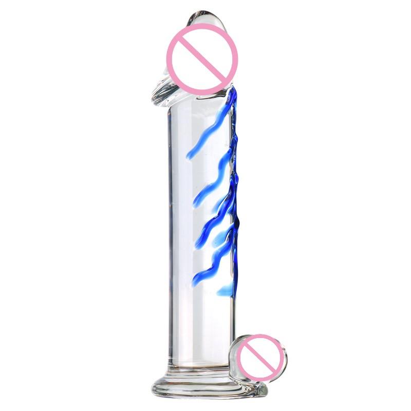 VaHppy 14 Styles Glass Phallus Artificial Penis Alien Large Dildo Sex Toys For Women Gay Anal Plugs Masturbators Adult Products