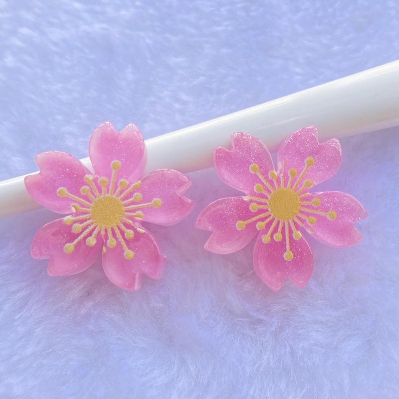 

10pcs New Cute resin Mini Mixed flowers flat back Cabochon Scrapbook Kawaii DIY Embellishments Accessories E35