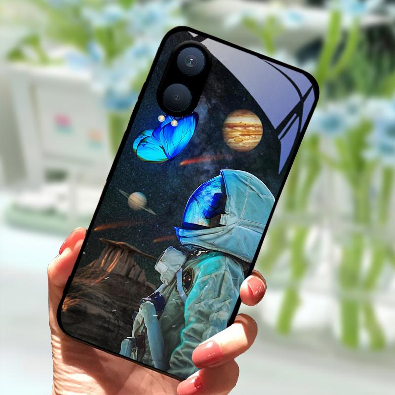 Tempered Glass Case For OnePlus Nord CE4 Lite Cases 1+Nord CE 4 3 2 Glass Phone Cover For One Plus Nord CE3 CE2 Hard PC Bumper