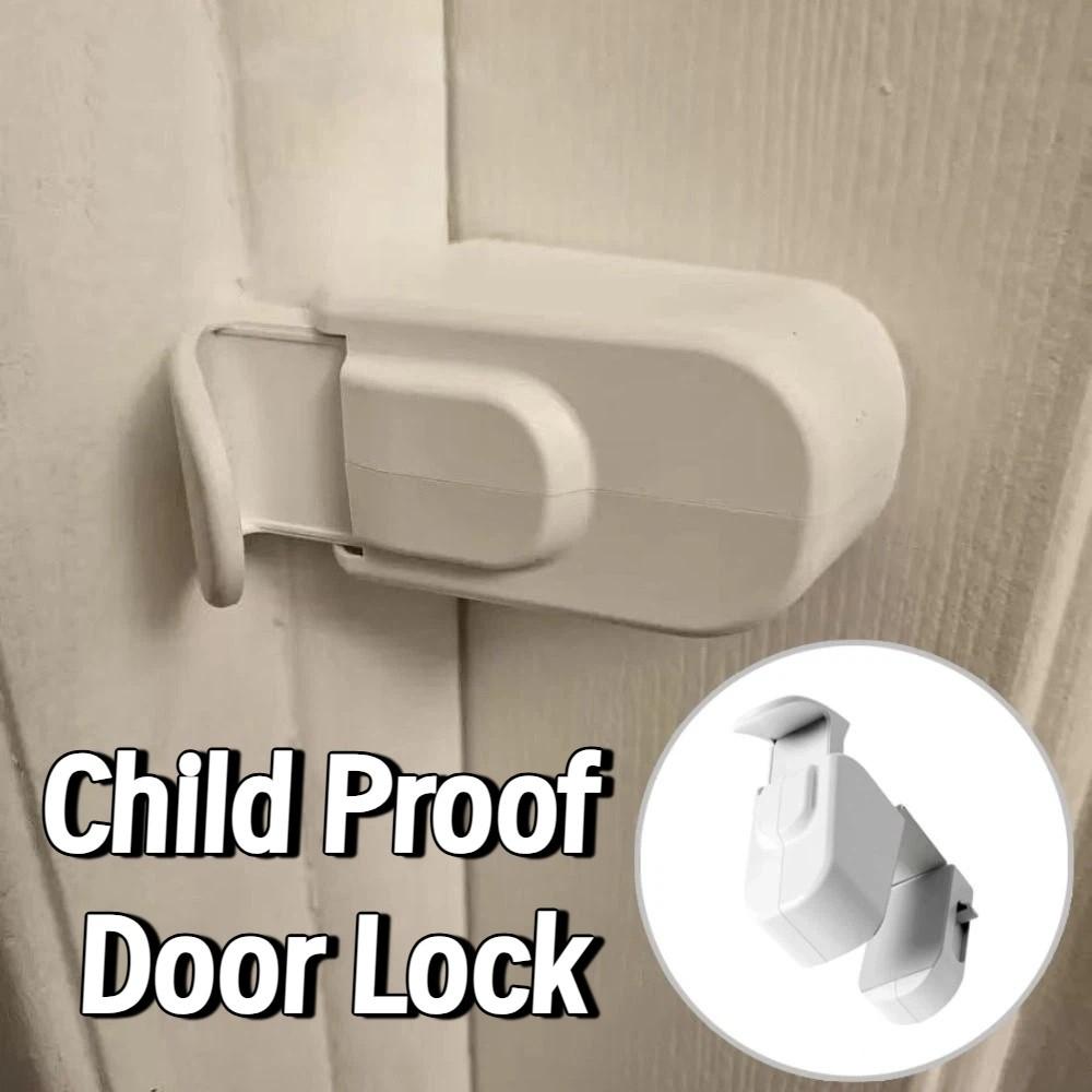 Multi-functional Child Proof Door Lock Adhesive-Free Toddler Proof Locks For Interior Doors
