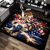1pc American Cow Celebration Carpet Rug for Bedroom Living Room Decor Sofa Home Game Area Rug Non-slip Floor Mat. D7220192