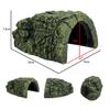 Kleine Sonnen- und Kletterplattform für Schildkröten mit Höhle