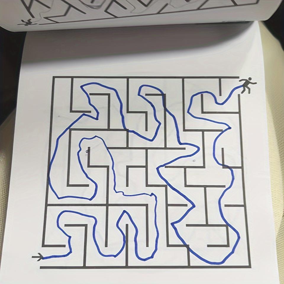 1 Pcs Children Concentration Maze Training Book Student Thinking Development Toy Training Attention great for daily use