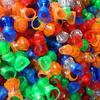 Plastic Diamond Shape Led Finger Ring Light-up Toys Mix Colors Light Simulation Kids Toy Party Decoration