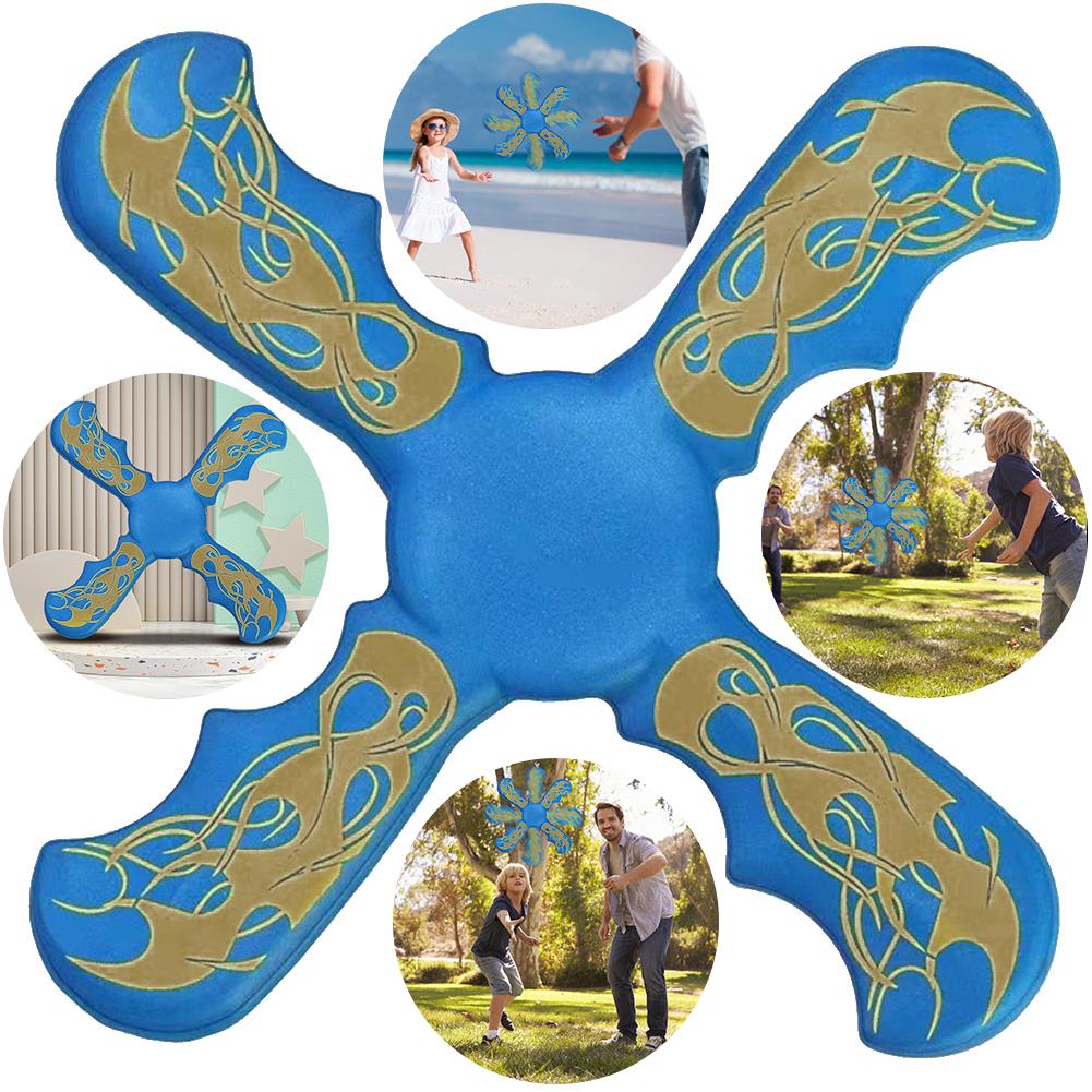 Outdoor Toys Boomerang Flying Disc for Kids and Adults Portable Outdoor Sports Play Fun Summer Game