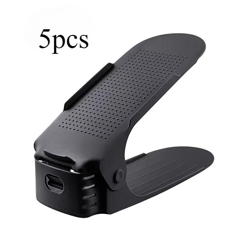 5/10 Stück Verstellbarer Schuhstapler Schuhschlitz-Organizer Schuhschlitz Platzsparer Doppeldecker Schuhregal Halter Für Schrankorganisation