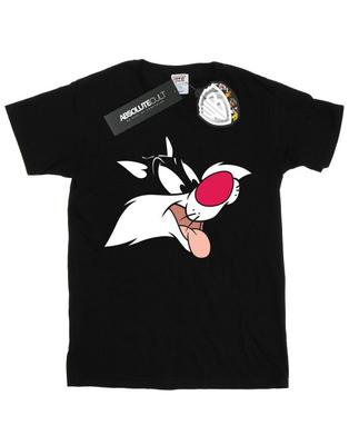 Womens/Ladies Sylvester Face Cotton Boyfriend T-Shirt