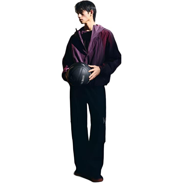 Anta Série de Pantalons de Sport Tissés Kyrie Basketball Printemps 2026 Pantalons Décontractés Pantalons Unisexe Basique-Noir 972611504-3