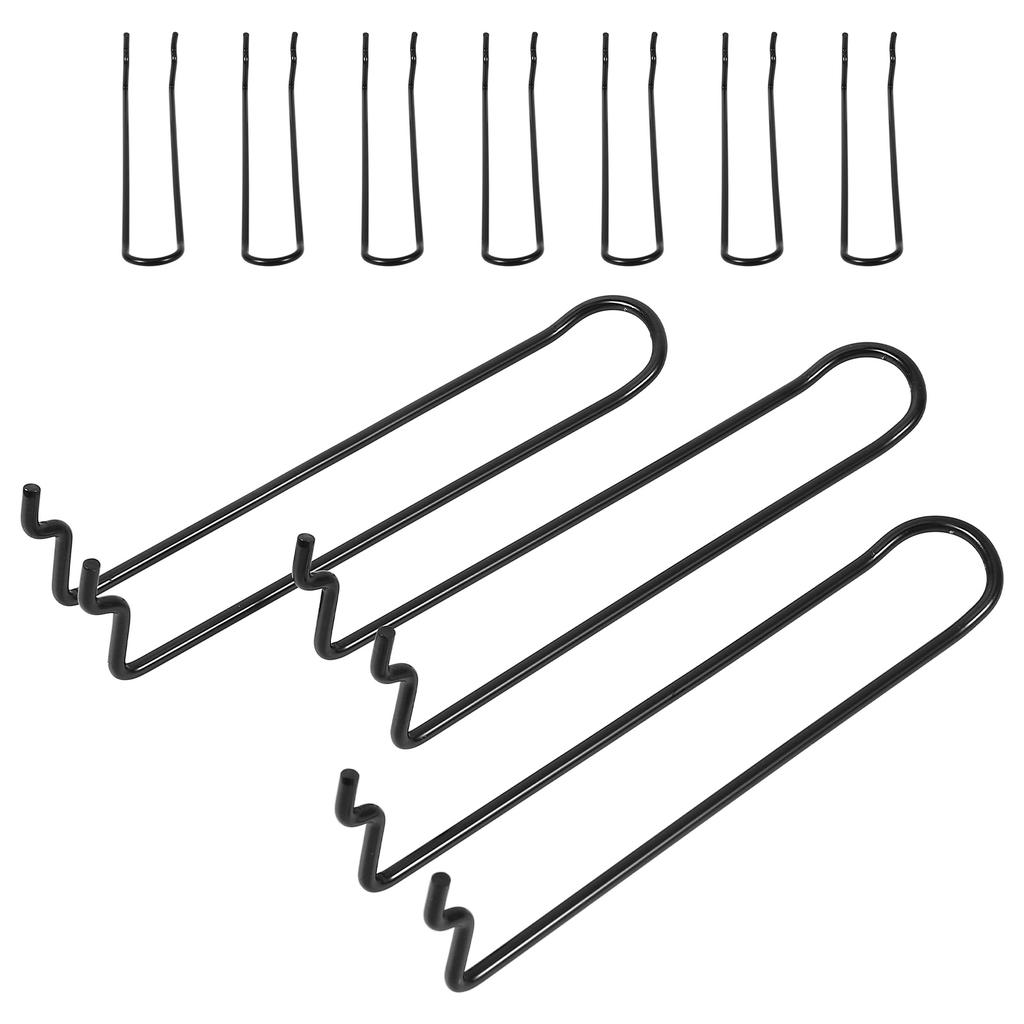 10 Pcs Stainless Steel Pegboard Hooks Heavy Duty Durable Tool Holders Garage Wall Accessories Screwdriver Ganizer Hanging Pliers