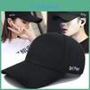 Stylish Black Baseball Cap For Men And Women Adjustable Sun Hat With Unique Letter Design For All Seasons And Outdoor Activities