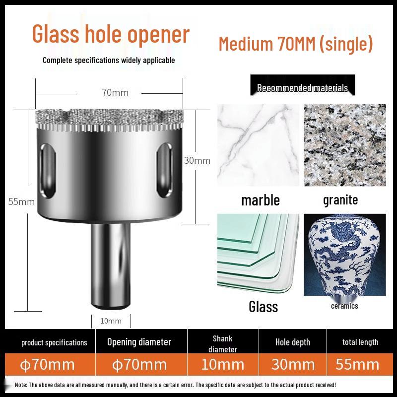 6mm Multifunktionales Fliesen- & Marmor-Glasbohrer-Set zum Lochbohren