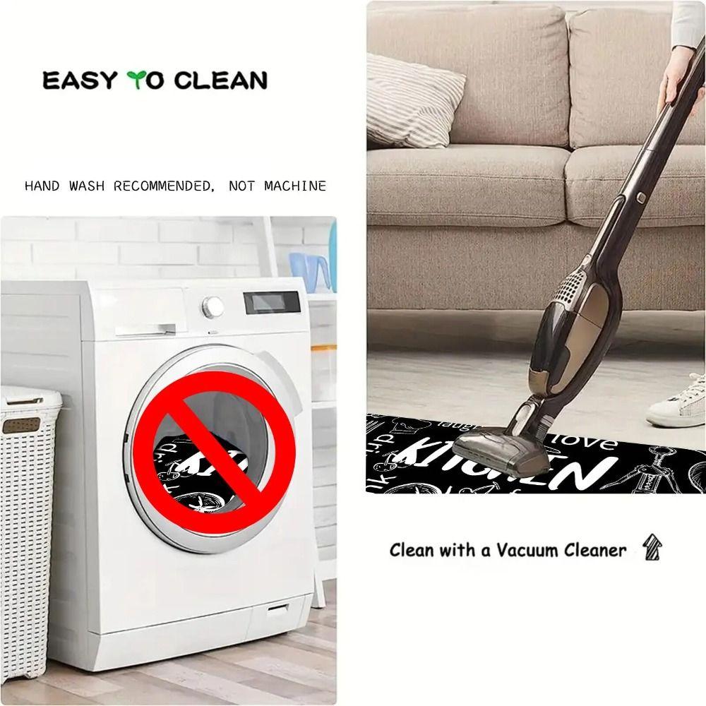 Household Super Absorbent Floor Mat Anti Slip Quick-Drying Door Mat Coral Velvet Bathroom Floor Mat for Kitchen