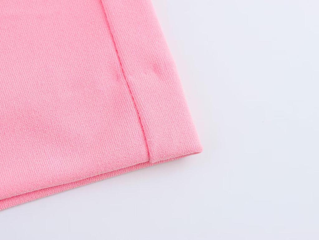 2025 Spring Women's European & American Pleated Spaghetti Strap Midi Dress