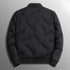 Middle-aged Dad Men's Baseball Collar Down Jacket Men's Short Winter Thickened Warm Gray Duck Down Jacket Casual Jacket