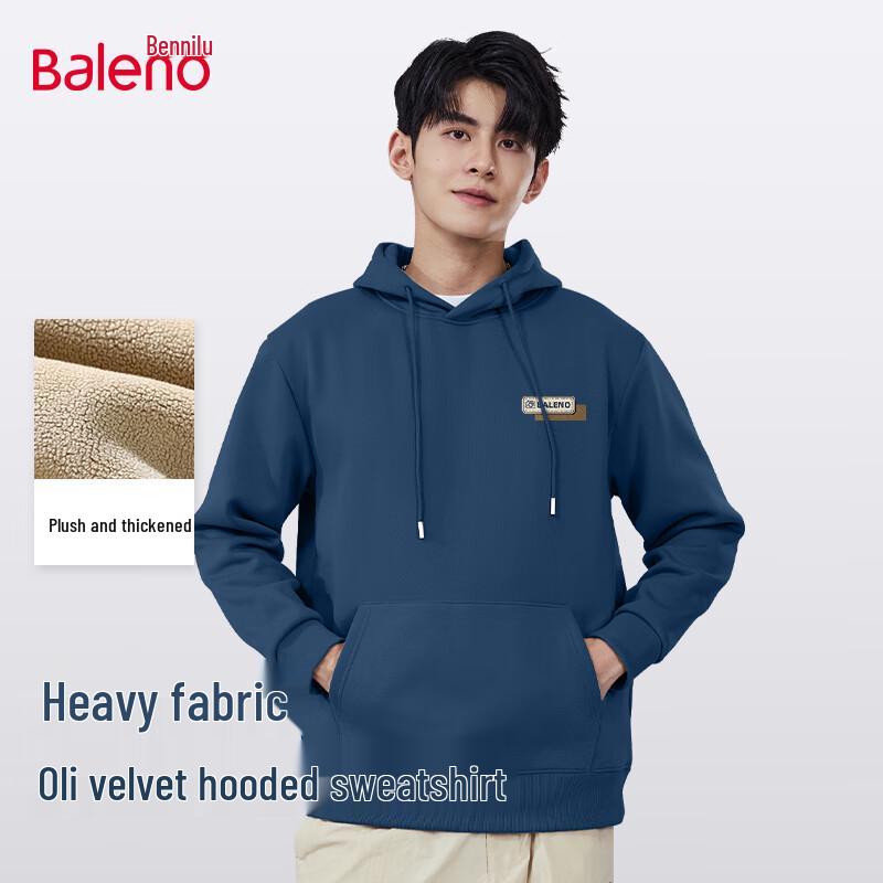 

Baleno Men s Winter Fleece Hooded Pullover Sweatshirt 3XL