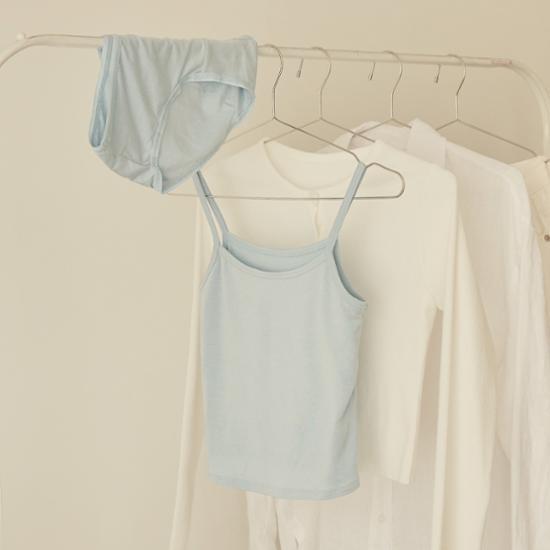 Skinny Five Sheer Modal Bra Top & Panties Set 5colors