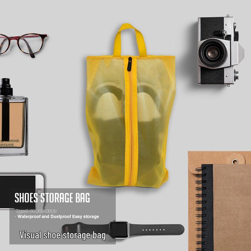 Customizable Waterproof Shoe & Toiletry Bag with Mesh TPU - Travel-Friendly Storage Bag