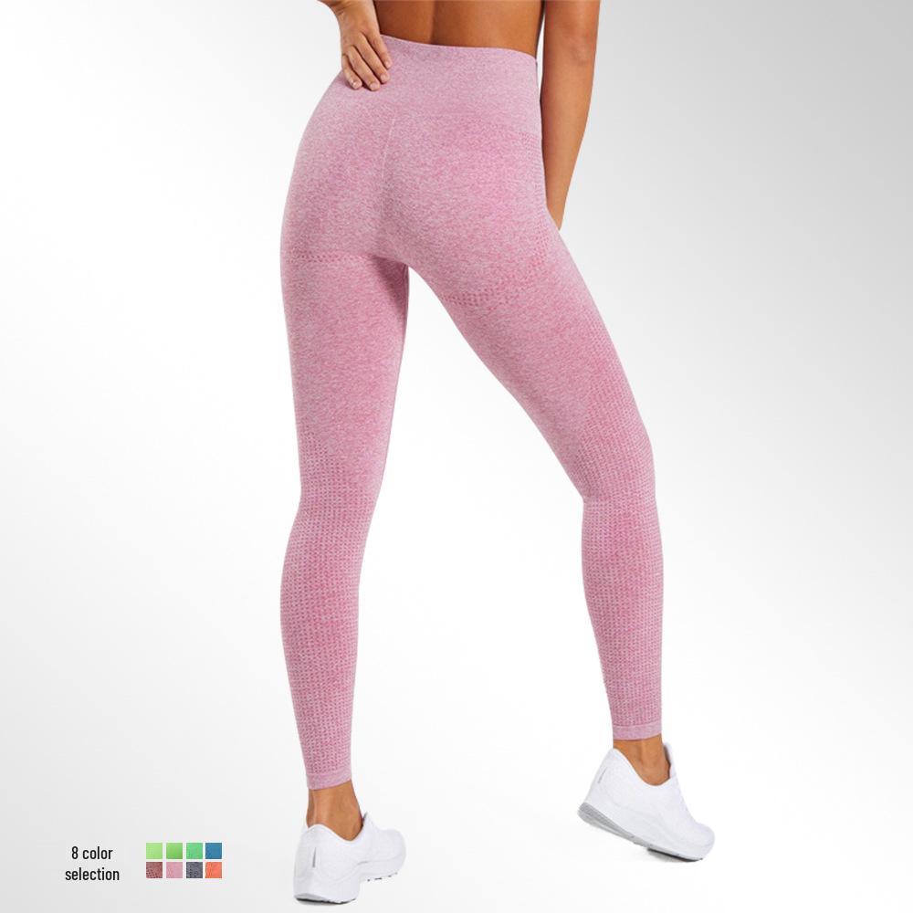 Cross-Border Dot Jacquard High-Waisted Yoga Pants - Tummy Control, Hip-Lifting, Quick-Dry, Breathable Fitness Wear