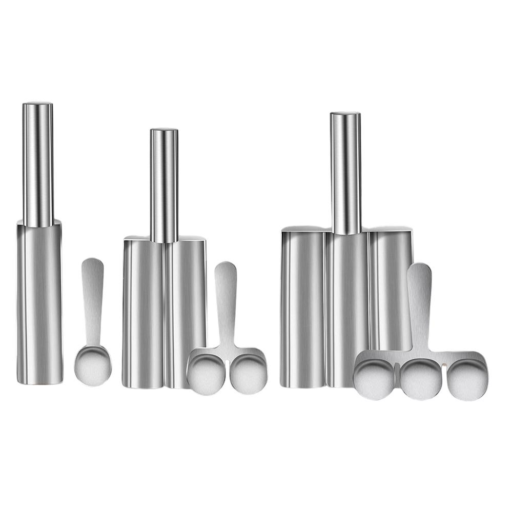 1PC Meatball Maker With Scraper Spoon,Stainless Steel Ball Maker Tool For Beef,Chicken Kitchen Cooking Tools 1/2/3Compartment