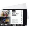 Brustro Artist Pastel Paper - A5, 160 Gsm, Set Of 18 (9 White+9 Black Sheets) | Ideal For Pastels, Colour Pencil, Graphi