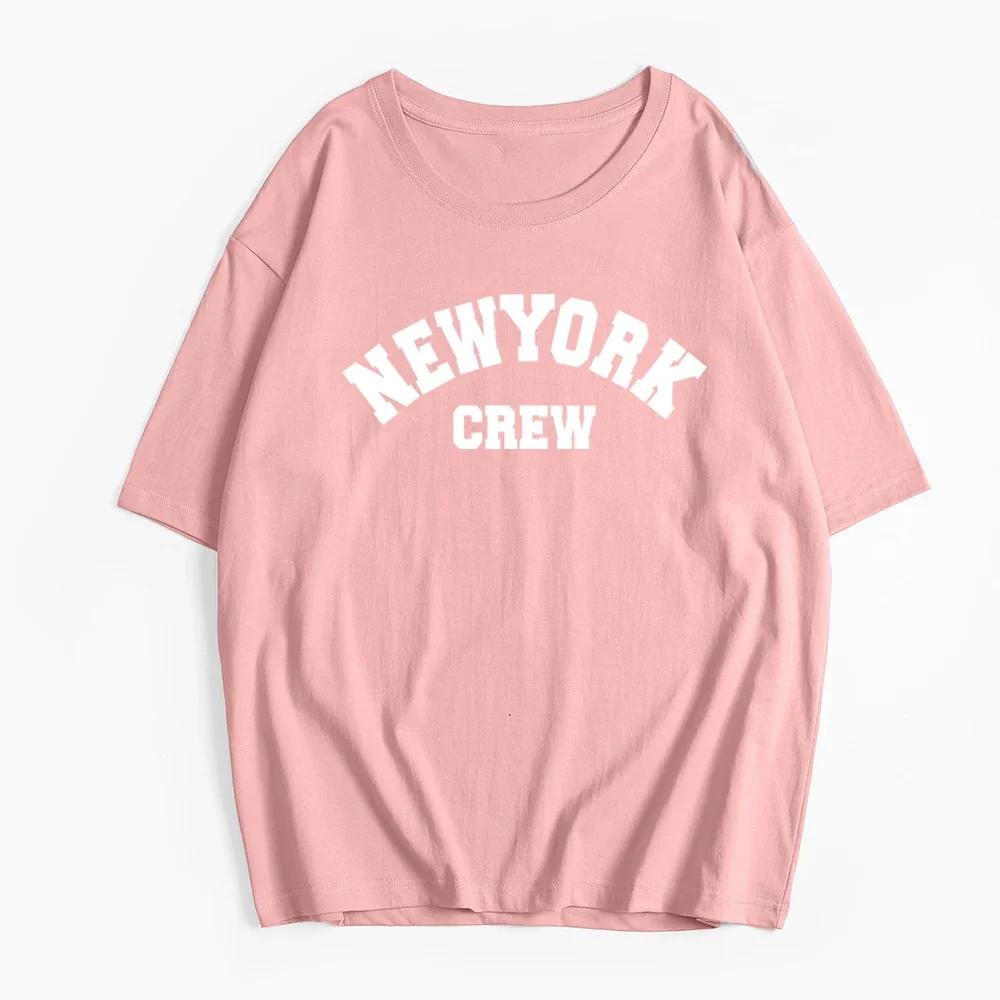 Hirsionsan Oversized T-Shirt mit Buchstaben-Grafik für Damen Sommer 2026 Weiches O-Ausschnitt Kurzarm-T-Shirts Damen Lässig Locker Higt Street Oberteil