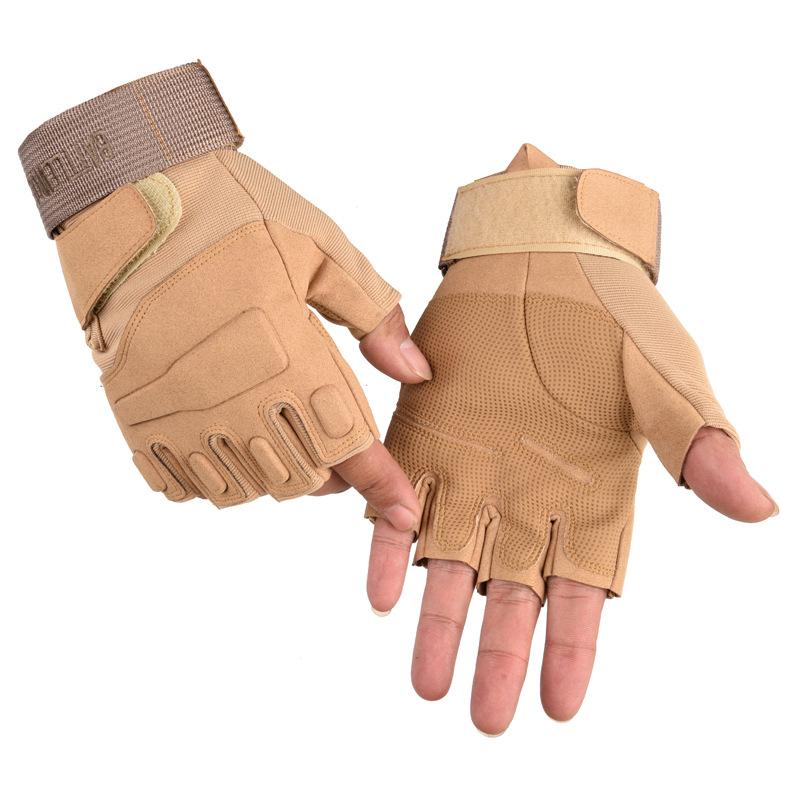 Outdoor gloves half finger non-slip wear-resistant tactical gloves full finger touch screen sports riding protection