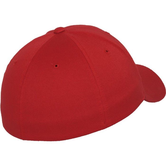 Casquette - Flexfit - Wooly Combed - Rouge Clair - Mixte - Sportswear