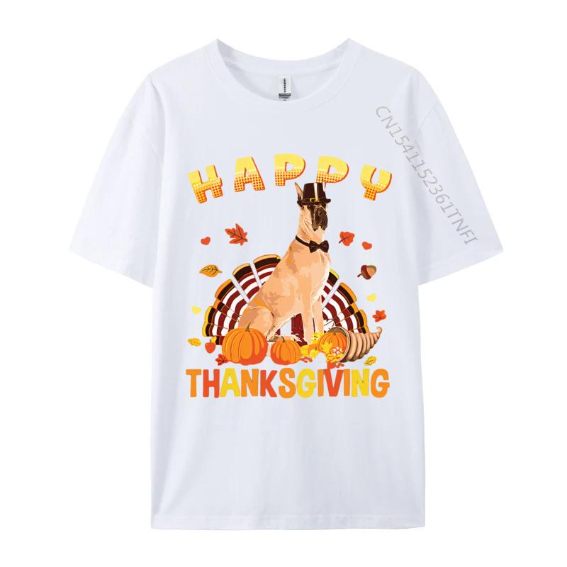 

Men Rife Group Tops T Shirt Cotton T Shirt Crazy Happy Thanksgiving Cute Great Dane Tu Tshirt Clothing S