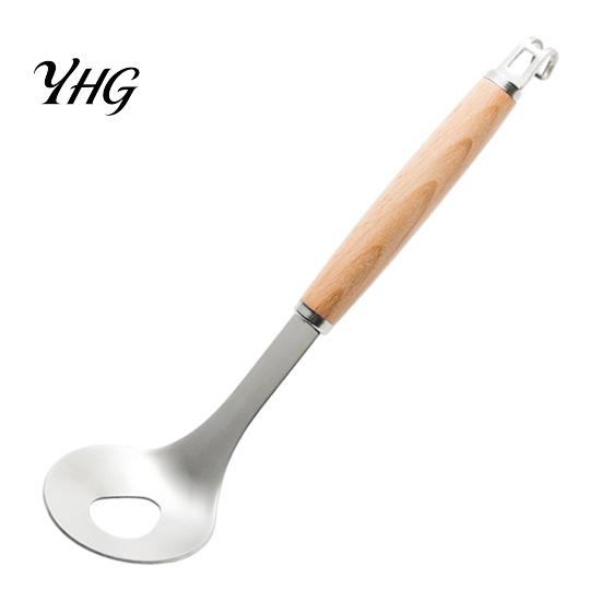 Küchenwerkzeuge zum Kochen Fleischbällchenlöffel-Herstellerwerkzeug, Edelstahl Antihaft-Schöpfer, Langes Holzgriff-Formwerkzeug Ausrüstung Fleischbällchen