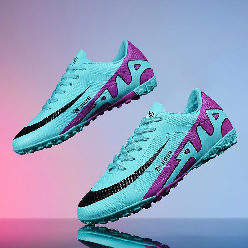 2286 Children's Football Shoes Adolescent Boys and Girls Student Broken Nails Adult Spikes Grass Sports Game Training Shoes