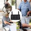 Wheelchair Bag Waterproof Pouch with Secure Reflective Strip Large Capacity Walker Storage Multifunctional