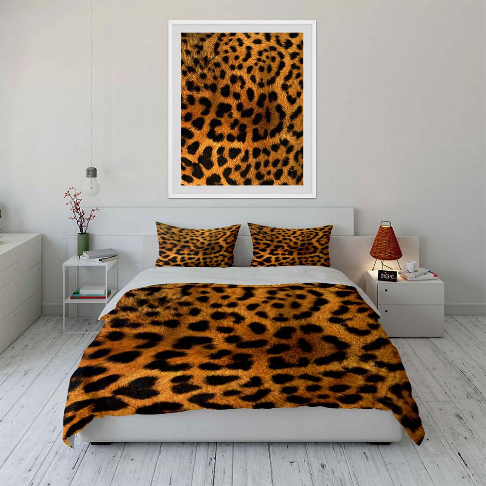 Leopard Spots Pattern. Bedding Sets Duvet Cover Sets Duvet Covers Pillowcases(1 * Duvet Cover 2 * Pillowcases Without Duvet Insert)