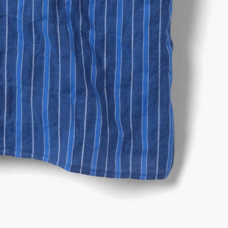 Gitman Brothers Camp Shirt  Stripe 1  Indigo Gbf1m40000a82