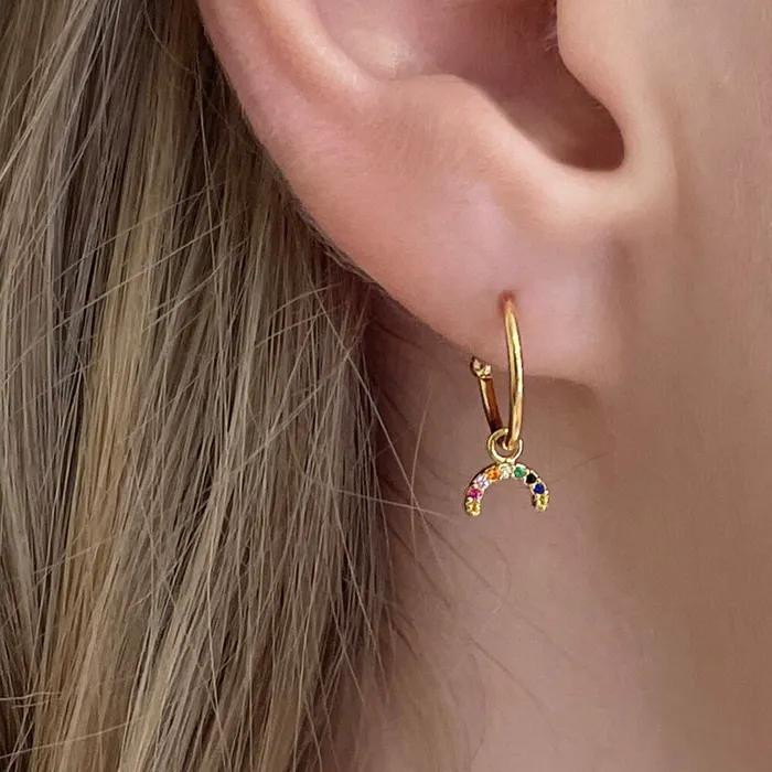 Rainbow Drop Earrings