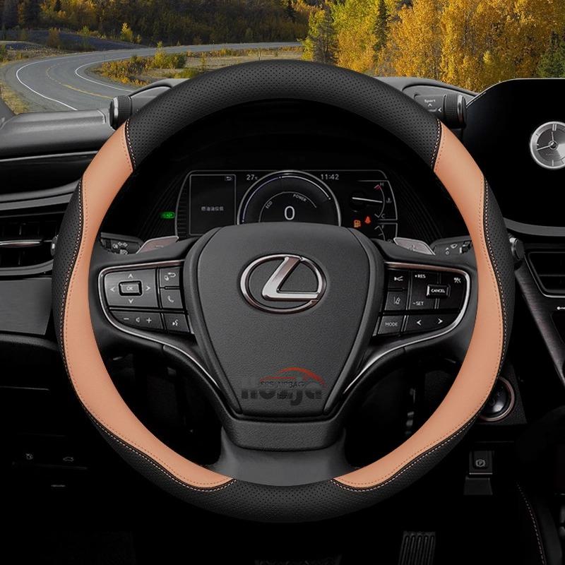 Leather Car Steering Wheel Cover for Lexus UX250h ES350 IX 600 CT200h ES IS RX NX 300h 400H IX570 RX400h IS460 IS400 RX450h