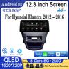 12.3‘’ Car Radio Multimedia Player For Hyundai Elantra 2012 - 2016 Android Auto Wireless CarPlay Navigation GPS 4G WIFI