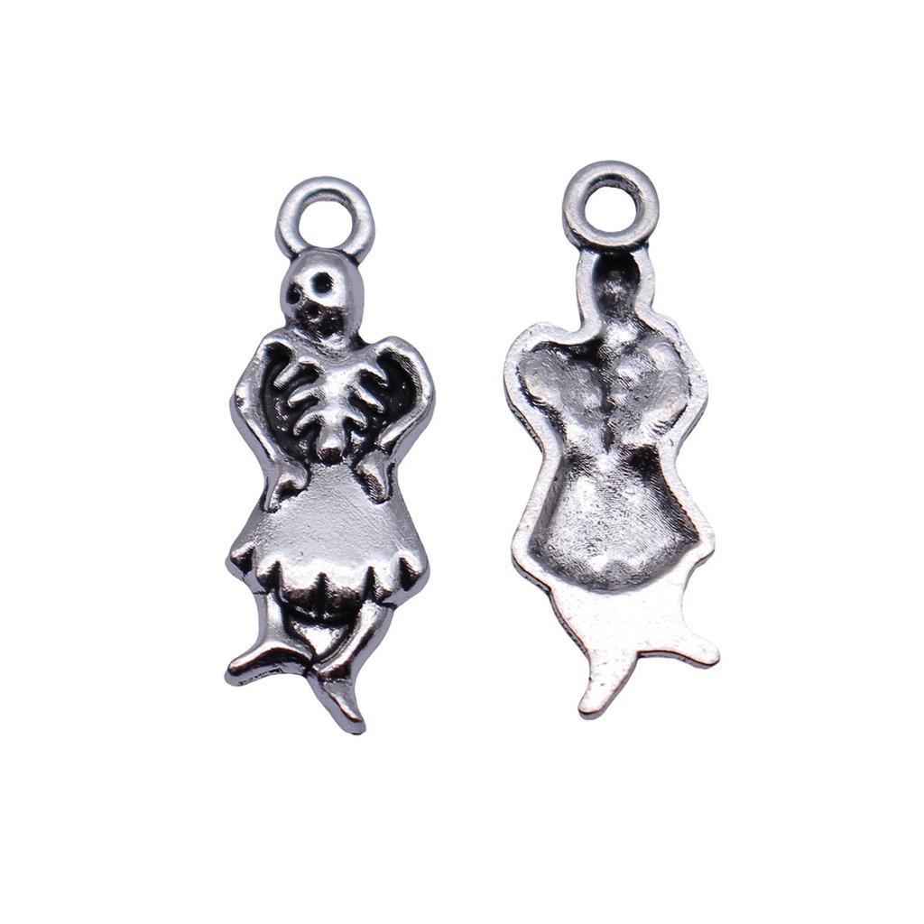 Halloween Pranks Charms Multi Color Alloy Pendants For Halloween Gothic Jewelry Accessories
