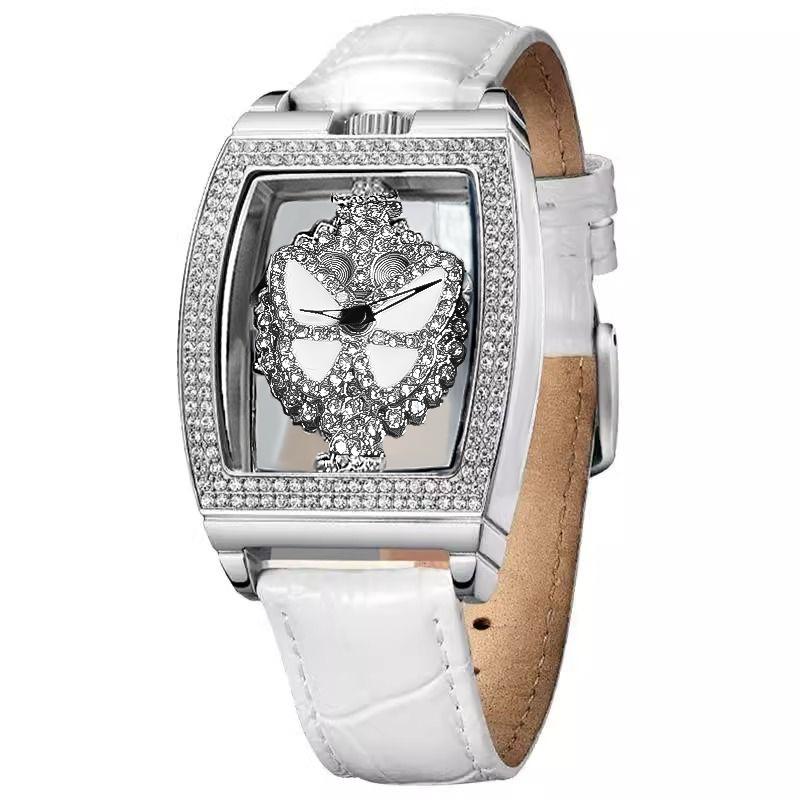 Watches Come And Go Butterfly Gypsy Light Luxury Full Diamond Quartz Women S Watch [naked watch]