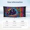 Cat Theme Beach Towel Personalized Custom Name & Text Soft Quick Dry Beach Towel for Swimming Travel
