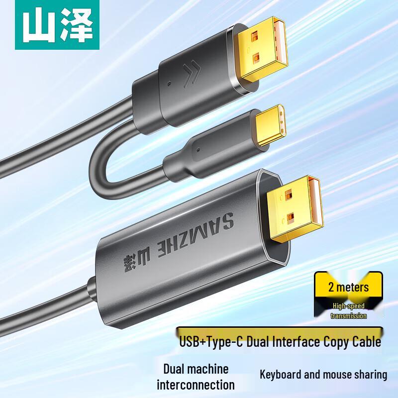 Shanze Dual USB-C Data Transfer & Share Cable