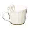 Sun Art Cute Tableware WHITE ZOO Mug with Figure Seal SAN3397-2