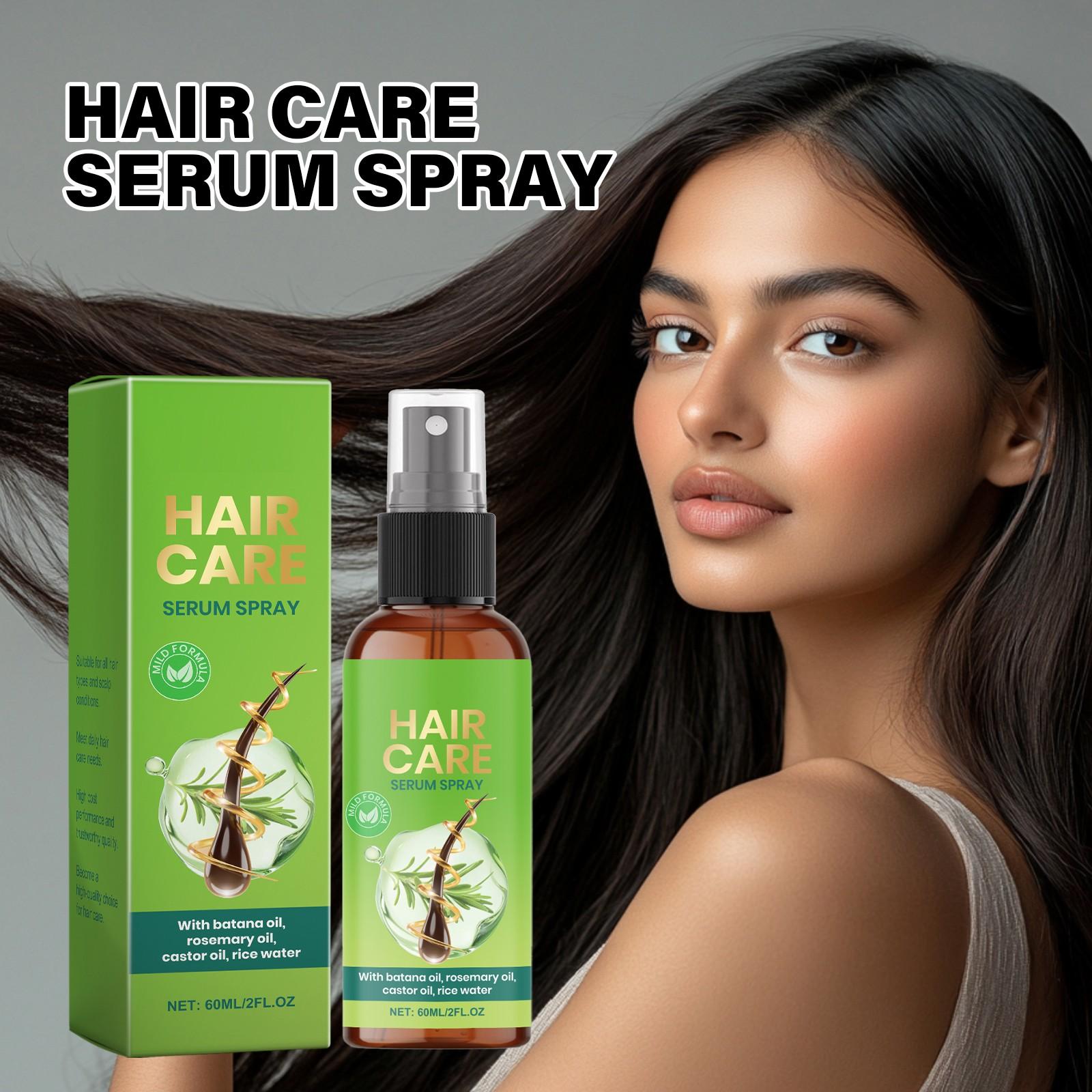 

Спрей для роста волос Глубоко увлажняющий уход за волосами Питает, Против выпадения волос и для объема волос, 60 мл, One Size