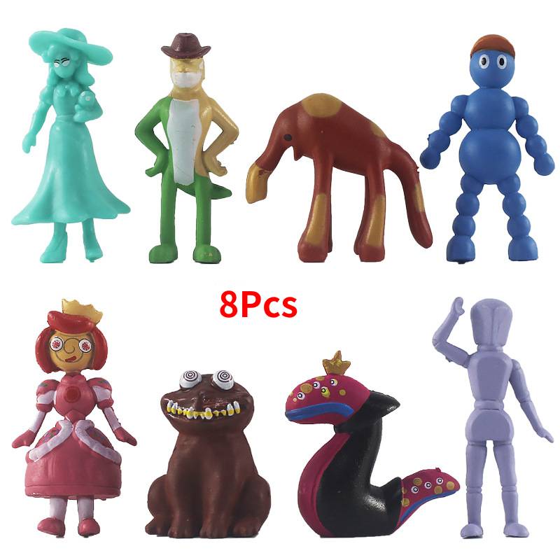 

Цифровой Удивительный Модель Цирка Игрушки Фигурка Классические Декоративные Элементы 8Pcs