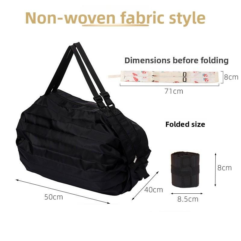 Ecofriendly Nonwoven Shopping Bag With Foldable Design For Travel And Grocery Use