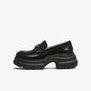 TATA Women's British Loafers with Heart Detail