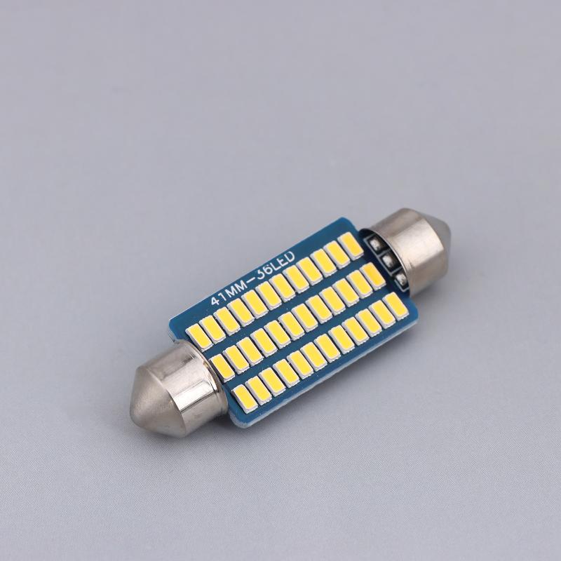 6Pcs C5W Led Bulbs Canbus Festoon Led For Car Interior Dome Trunk License Plate Lights 12V 300Lm 6500K White