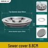 Free Shipping: Stainless Steel Sink Strainer and Seal Cover