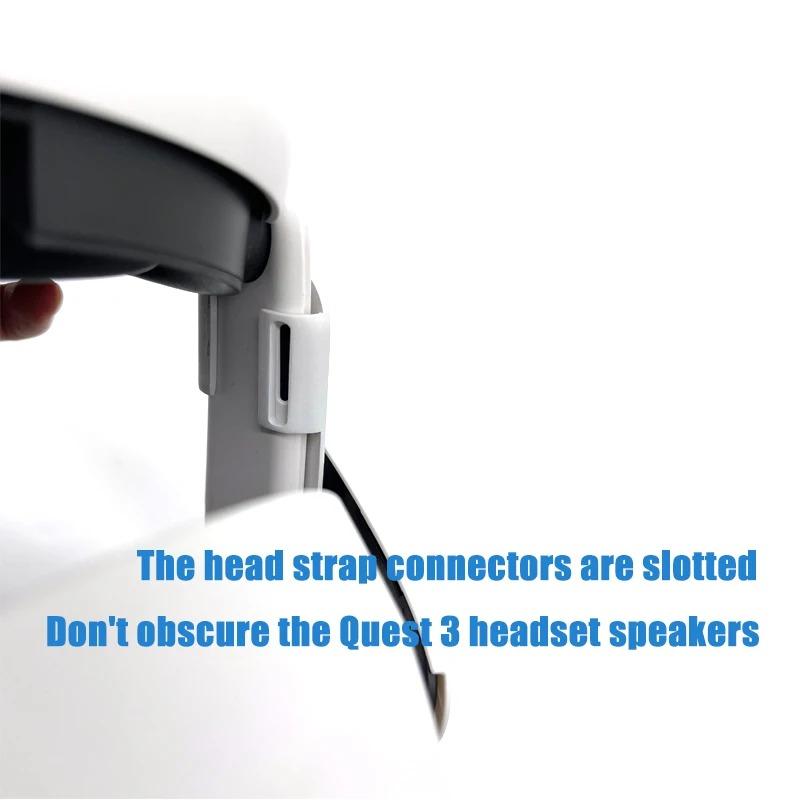 Nueva correa para la cabeza para Meta Oculus Quest 3 Correa Halo Correa ajustable cómoda para la cabeza Quest 3 para accesorios Oculus Quest Gorros Comodidad ergonómica